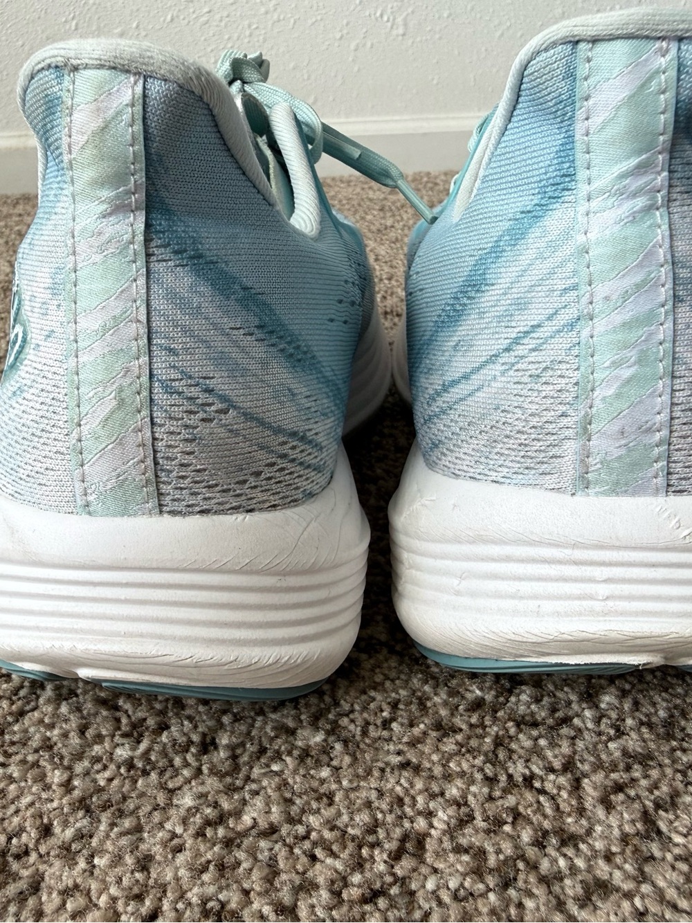 Asics Gel-Noosa Tri 15 Soothing Sea Blue/ Pure Silver Running Shoes Sz 10 - Picture 4 of 12